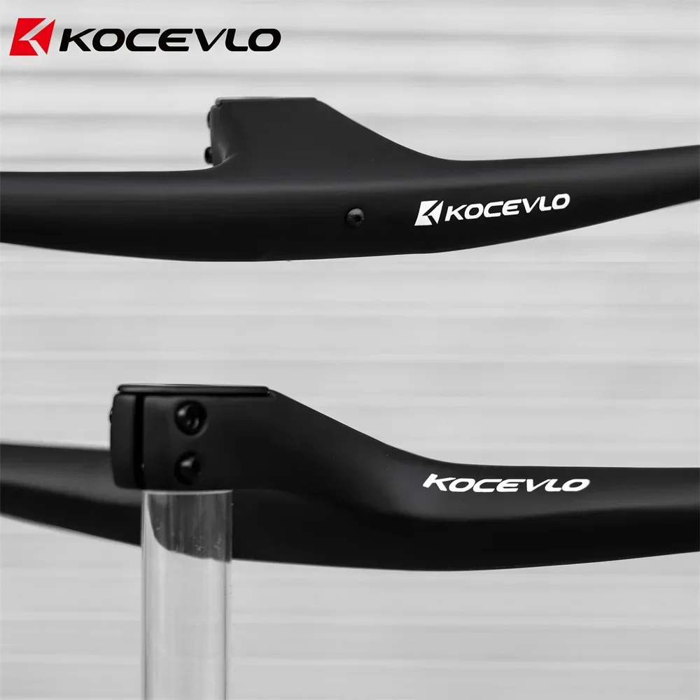 KOCEVLO MTB CARBON Handlebar Negative 17° 50-90MM For Efficient Integrated Handlebar For MTB (XC, Marathon)  740MM