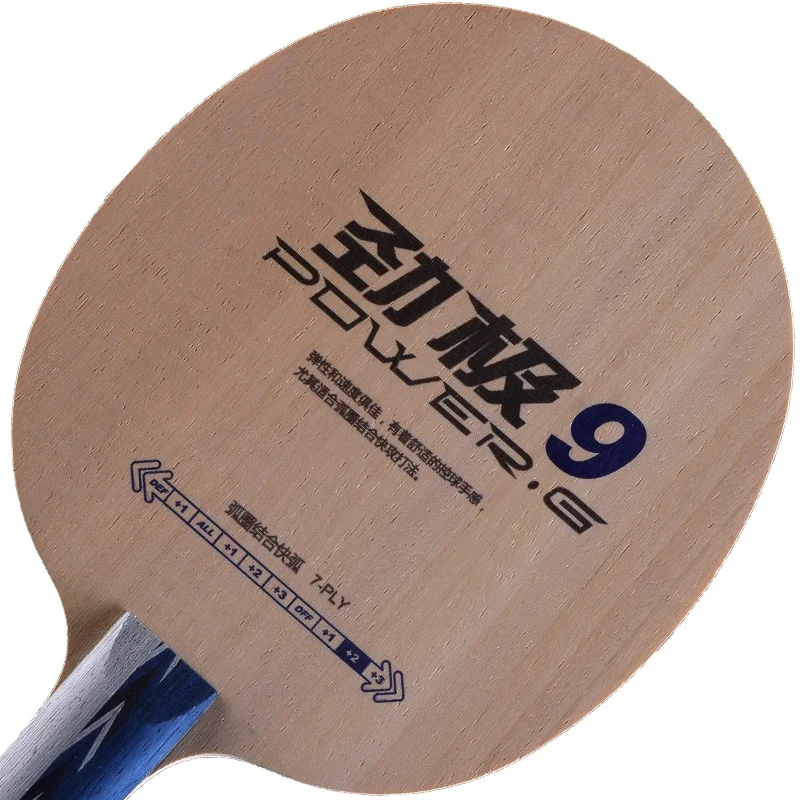 DHS PG9 POWER G9 G8 G7 PG 9 7-Ply OFF++ Table Tennis Blade for PingPong Racket De Mesa Same with Hurricane Long
