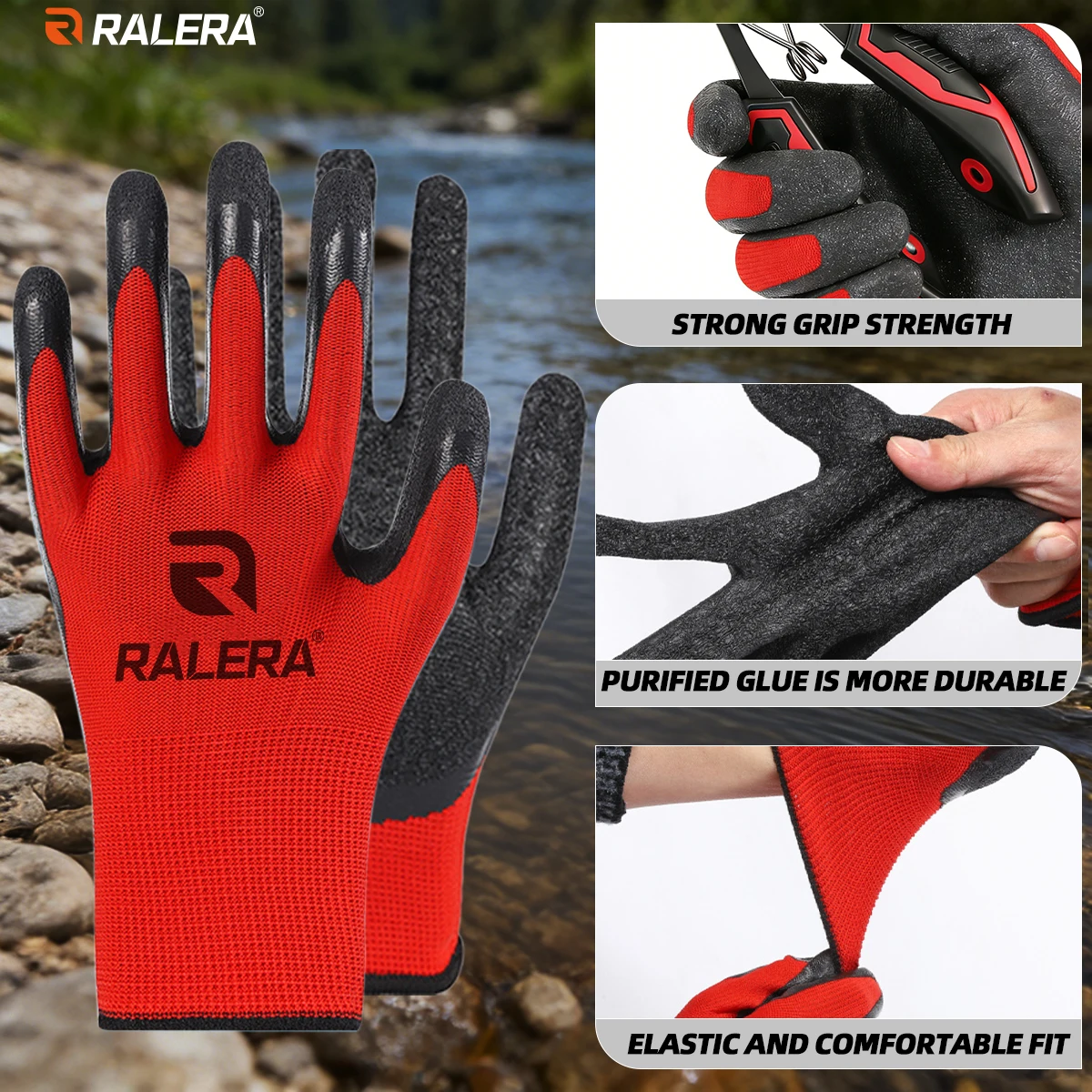 Fishing Gear Heavy-Duty Fish Gripper Extended Fishing Pliers Hook Remover Fish Knife Is a Must-Have for Fishing Enthusiasts