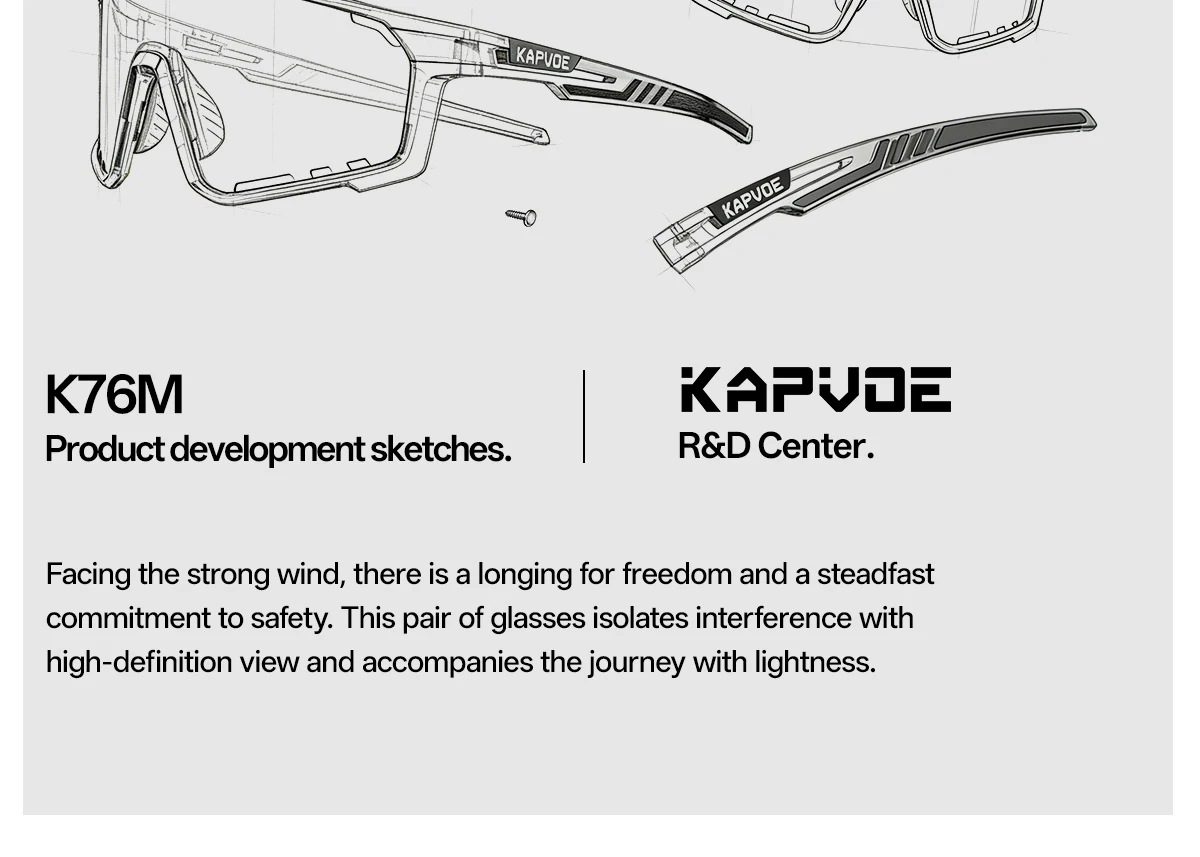 Kapvoe Photochromic Polarized Sale Night Vision Sunglasses Travel Cycling Glasses Running Driving UV400 Mtb Sports Goggles