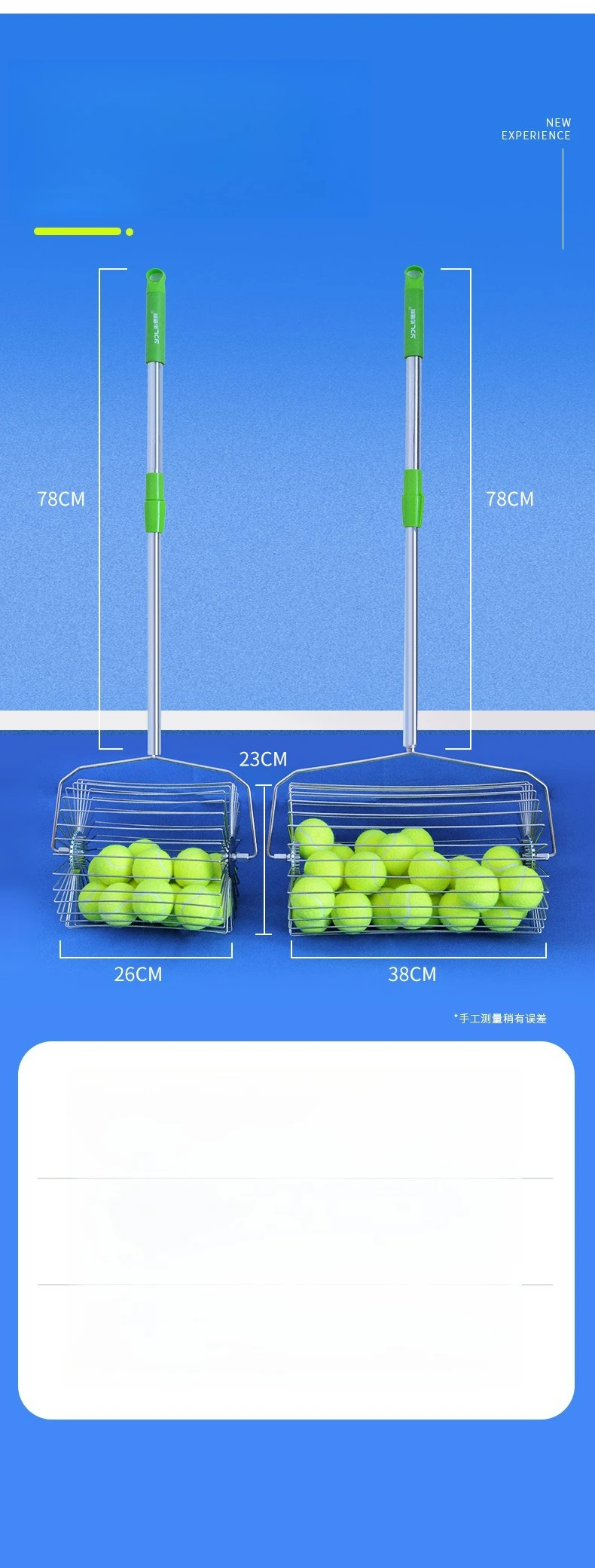 Tennis Ball Picker Upper Roller Lightweight Stainless Steel Rolling Design Portable Practice Training Tool Easy Use Recovery