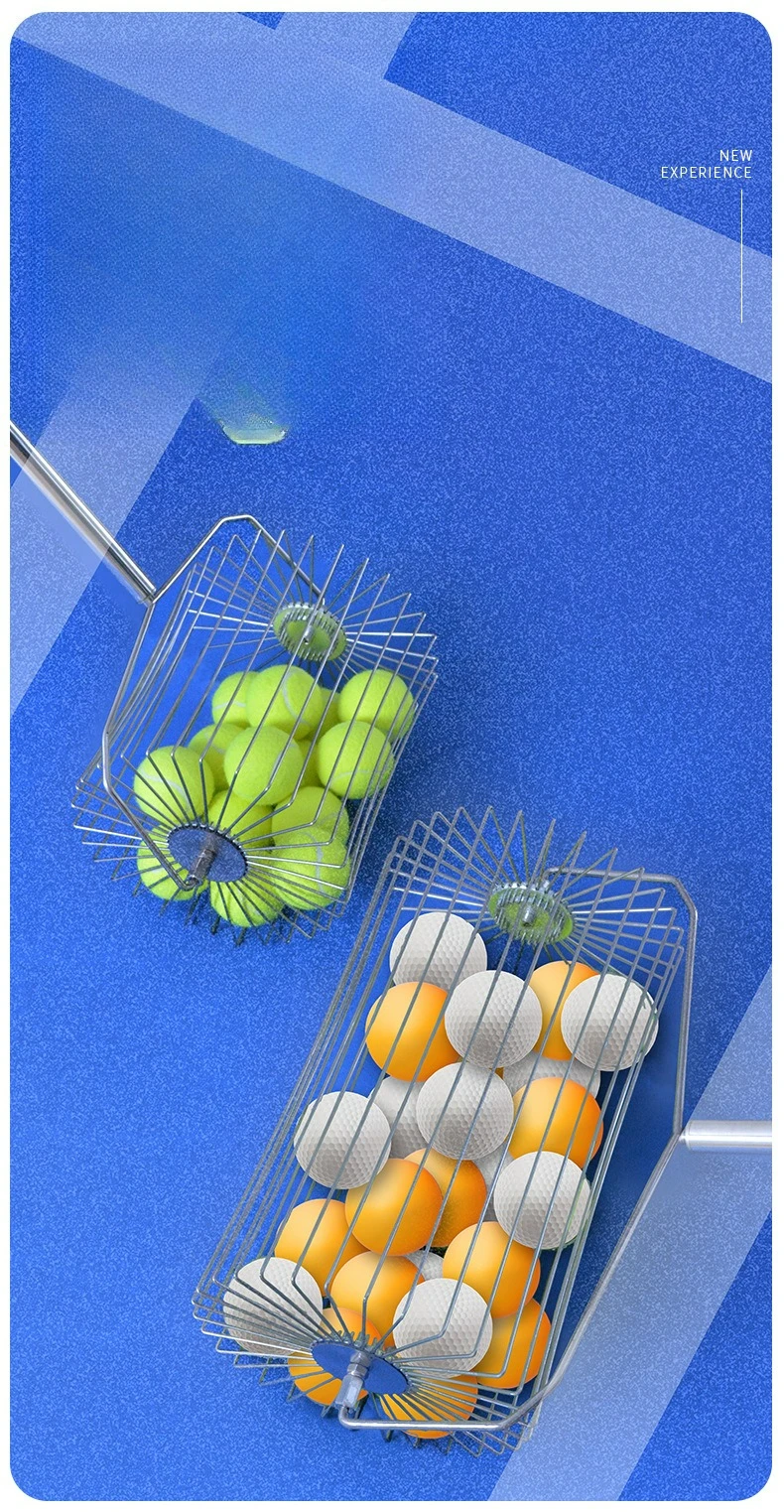 Tennis Ball Picker Upper Roller Lightweight Stainless Steel Rolling Design Portable Practice Training Tool Easy Use Recovery