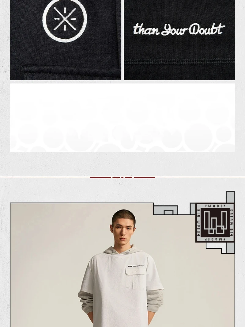 Li-Ning Men's Wade Pants WARM AT Winter Fleece Loose Fit 74%Cotton 26%Polyester LiNing Comfortable Trousers AKLV785