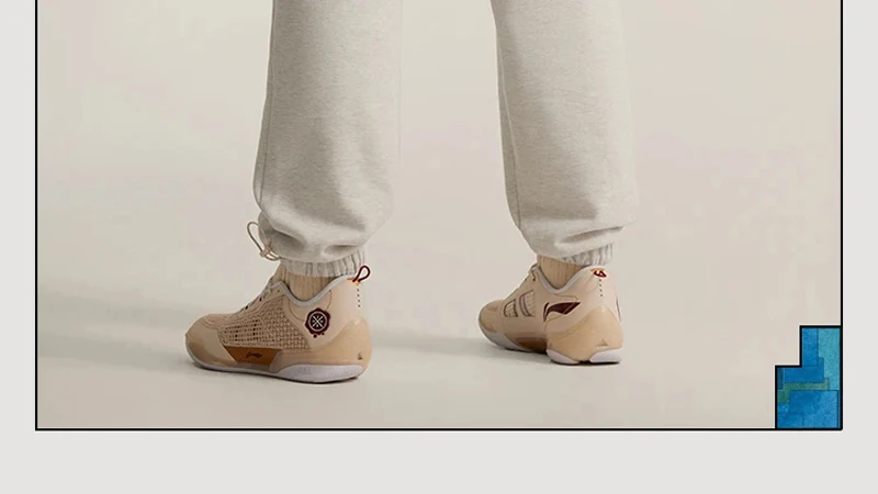 Li-Ning Men's Wade Pants WARM AT Winter Fleece Loose Fit 74%Cotton 26%Polyester LiNing Comfortable Trousers AKLV785