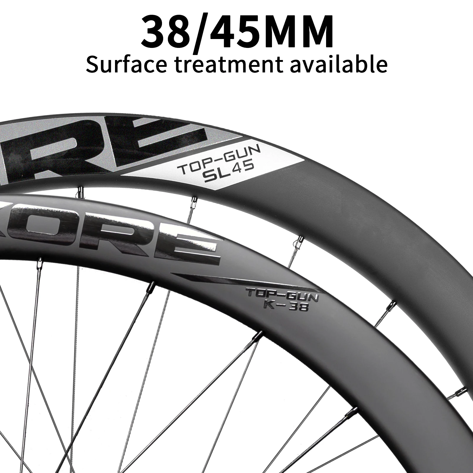 KORE Road Bicycle Wheelset 60T Titanium Ratchet Hub 38/45/50/60MM 700C T1000 Carbon Road 24H Pillar 2015 Road Racing Wheelset