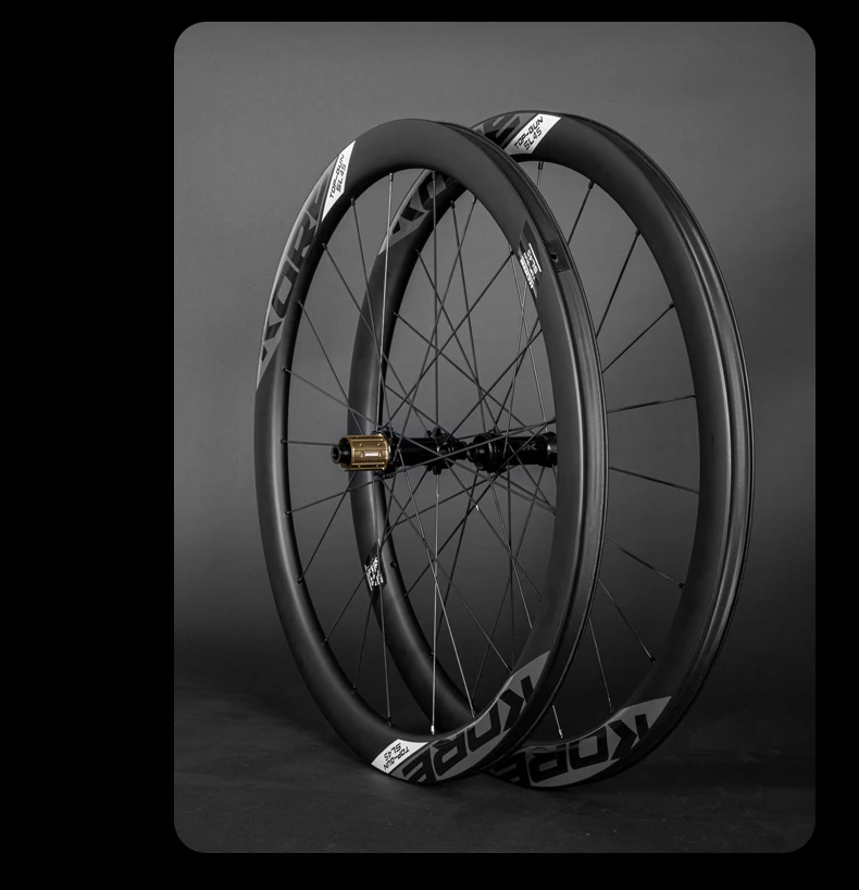 KORE Road Bicycle Wheelset 60T Titanium Ratchet Hub 38/45/50/60MM 700C T1000 Carbon Road 24H Pillar 2015 Road Racing Wheelset
