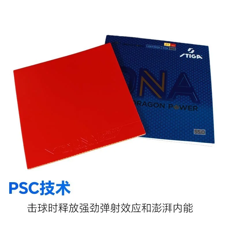 STIGA DNA DRAGON POWER Table Tennis Rubber Highly Sticky German Made Pips-in Original STIGA DNA DRAGON POWER Ping Pong Sponge