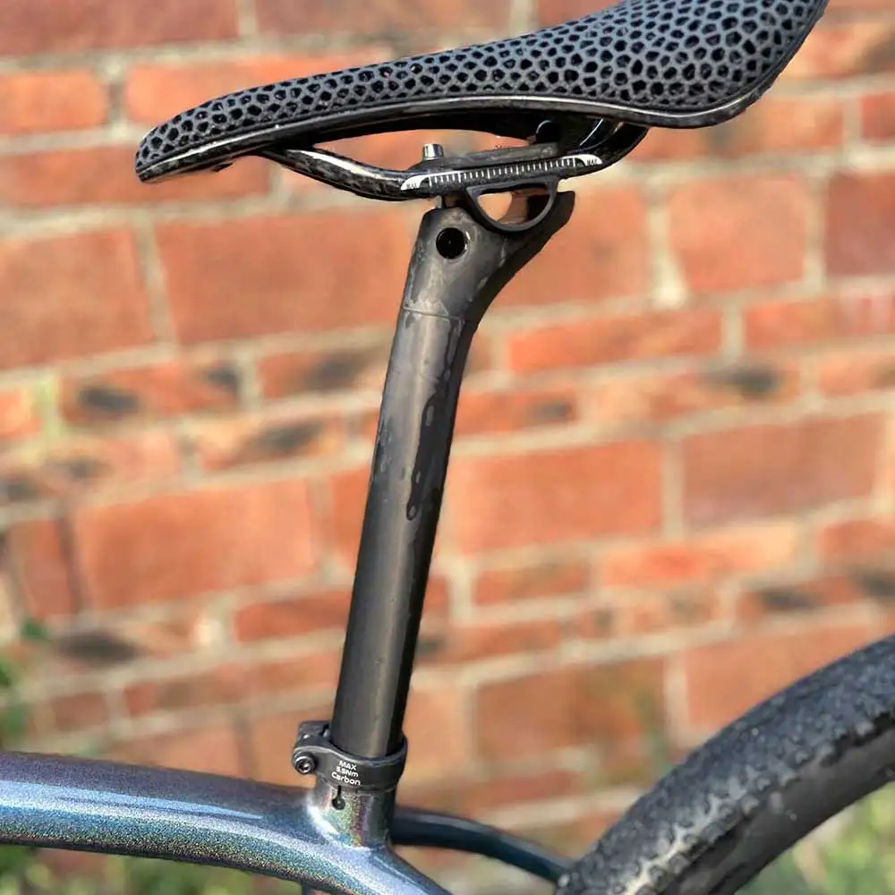 ELITAONE Offset 20mm MTB/Road Bike Seatpost 27.2/30.9/31.6mm Carbon Seat Post UD Bare Carbon
