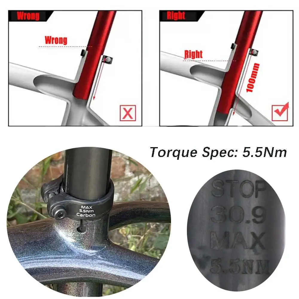 ELITAONE Offset 20mm MTB/Road Bike Seatpost 27.2/30.9/31.6mm Carbon Seat Post UD Bare Carbon