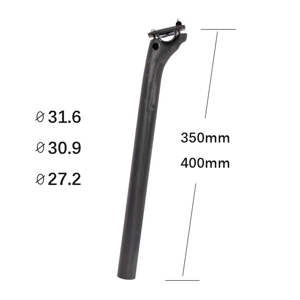 ELITAONE Offset 20mm MTB/Road Bike Seatpost 27.2/30.9/31.6mm Carbon Seat Post UD Bare Carbon