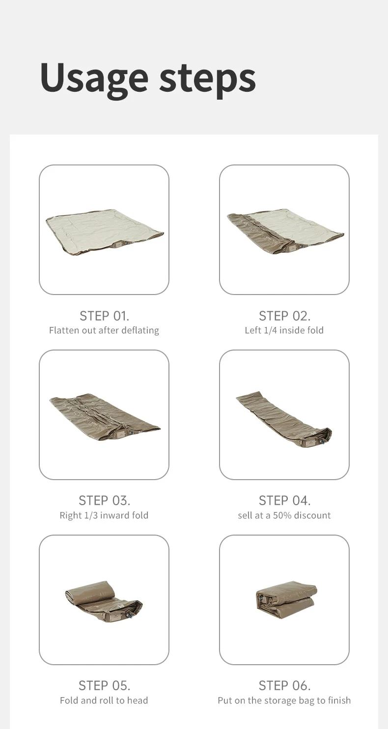 Naturehike Air Mattress PVC Built in Pump 1 2 3 Person Sleeping Mat Thickened 38cm 45cm Home Bed Mattress Self-inflating Mat