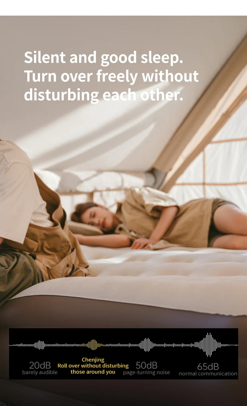 Naturehike Air Mattress PVC Built in Pump 1 2 3 Person Sleeping Mat Thickened 38cm 45cm Home Bed Mattress Self-inflating Mat