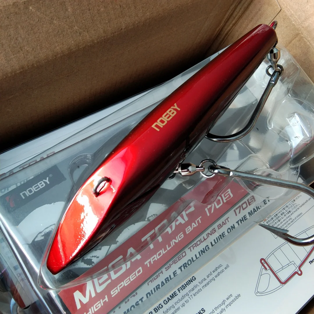Noeby 1pc 170mm 213g Sinking Trolling Lure: Perfect for Catching Tuna, Wahoo and Dorado in Boat Fishing