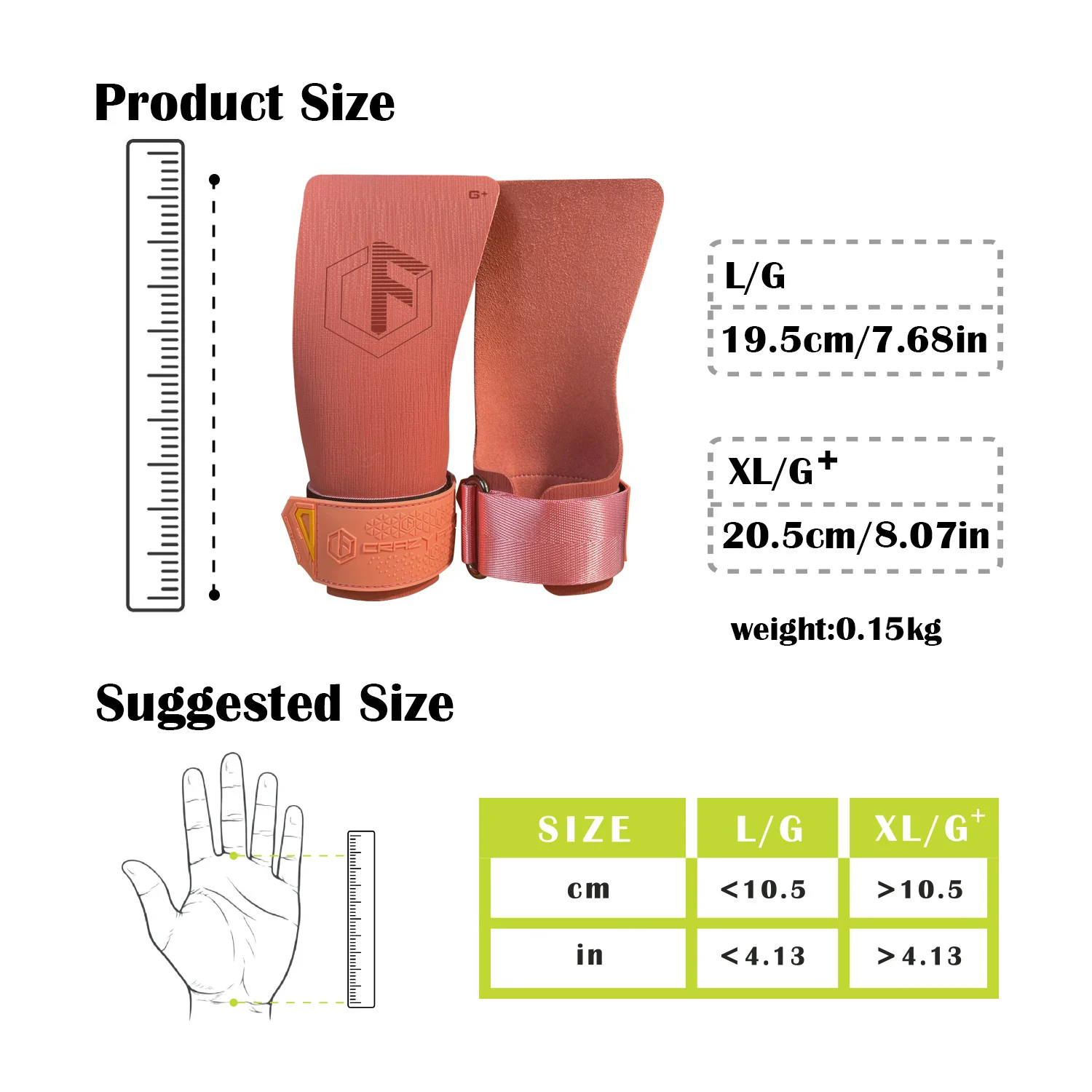Crazy Fox Heron Series Set Uses the Latest Anti Friction Materials, Providing a Stronger Grip and a Pull Up Palm Guard Set