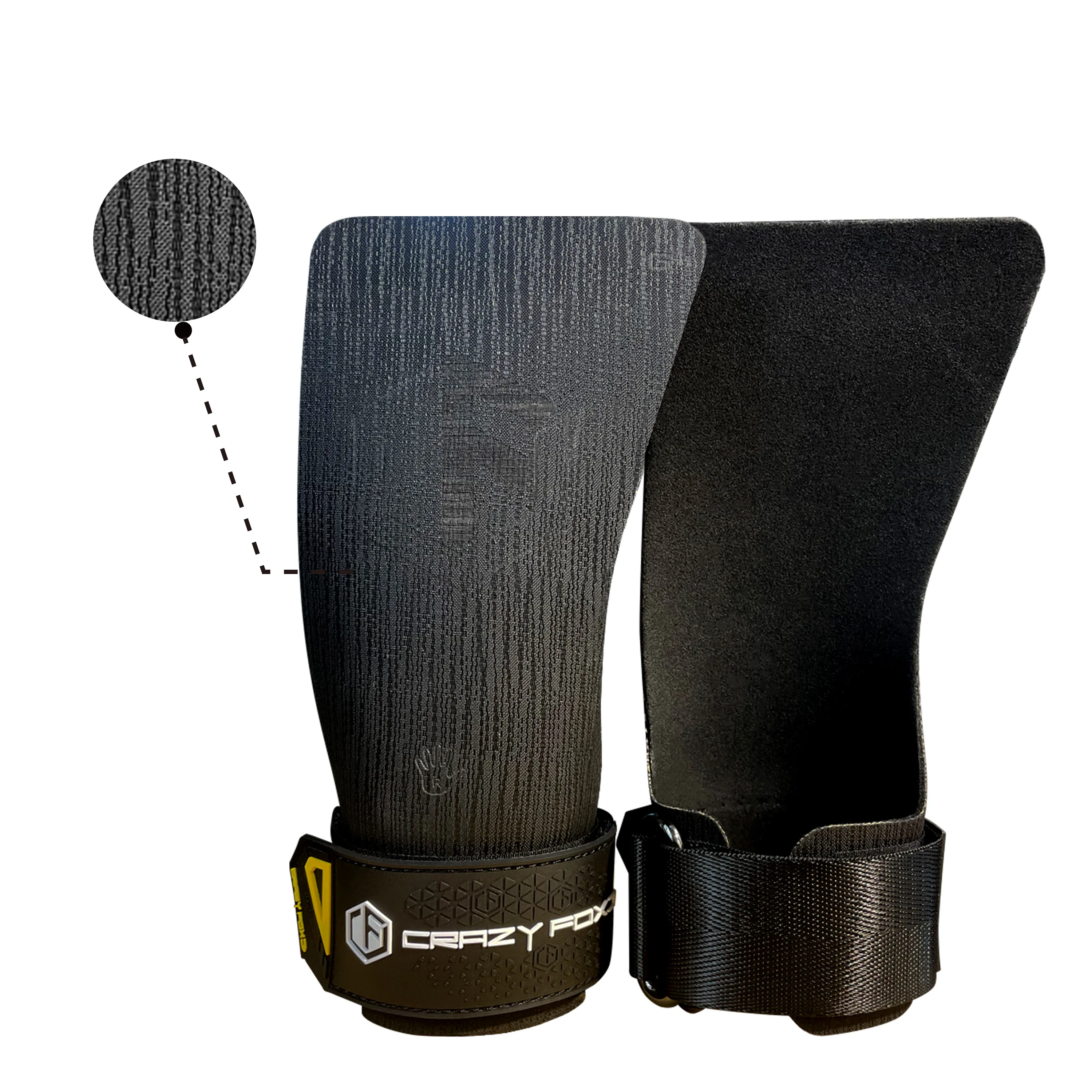 Crazy Fox Heron Series Set Uses the Latest Anti Friction Materials, Providing a Stronger Grip and a Pull Up Palm Guard Set