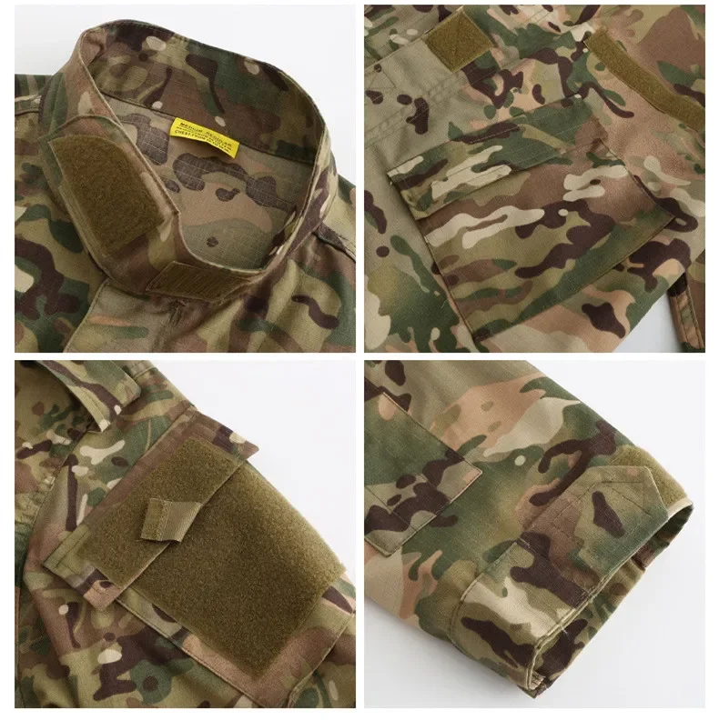 Gift Hat 2025 New Navy BDU CP Multicam Camo Suit Camo E Uniform Tactical Hiking Airsoft Farda Only Jacket & Pants