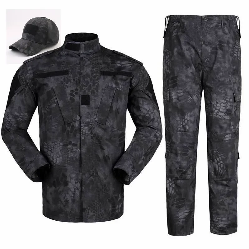 Gift Hat 2025 New Navy BDU CP Multicam Camo Suit Camo E Uniform Tactical Hiking Airsoft Farda Only Jacket & Pants