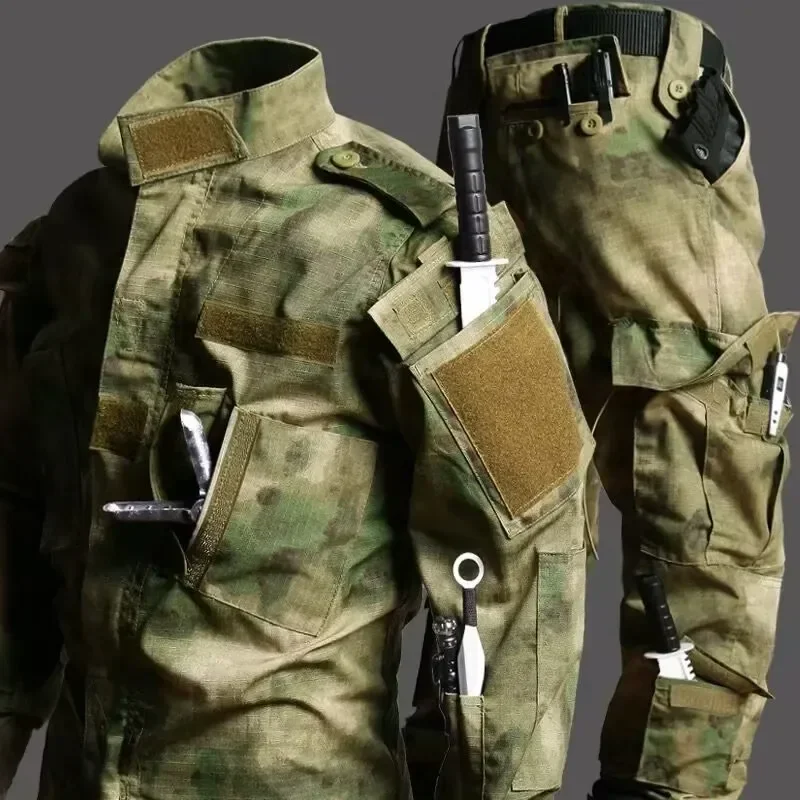Gift Hat 2025 New Navy BDU CP Multicam Camo Suit Camo E Uniform Tactical Hiking Airsoft Farda Only Jacket & Pants
