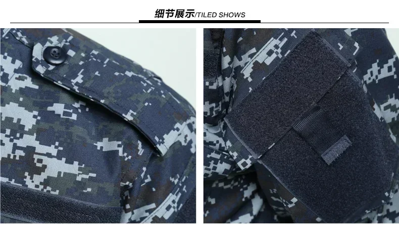 Gift Hat 2025 New Navy BDU CP Multicam Camo Suit Camo E Uniform Tactical Hiking Airsoft Farda Only Jacket & Pants