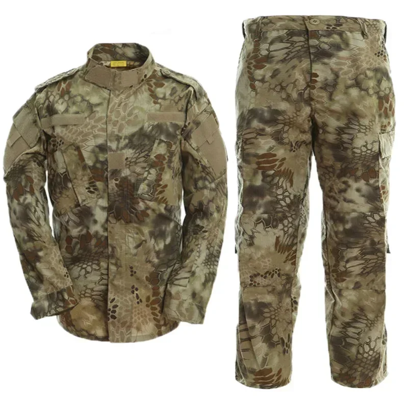 Gift Hat 2025 New Navy BDU CP Multicam Camo Suit Camo E Uniform Tactical Hiking Airsoft Farda Only Jacket & Pants