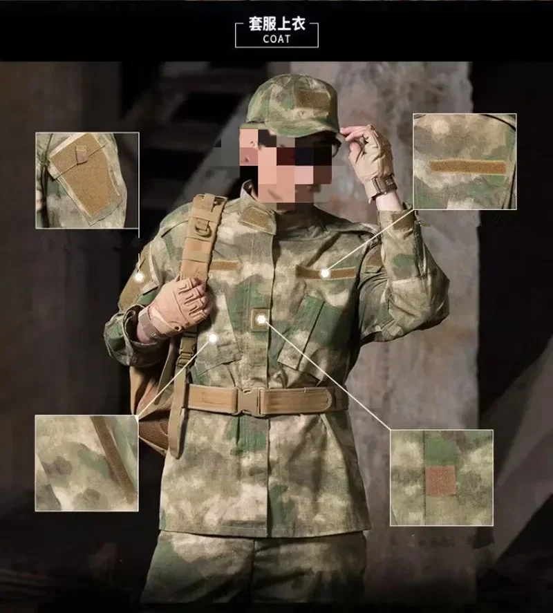 Gift Hat 2025 New Navy BDU CP Multicam Camo Suit Camo E Uniform Tactical Hiking Airsoft Farda Only Jacket & Pants