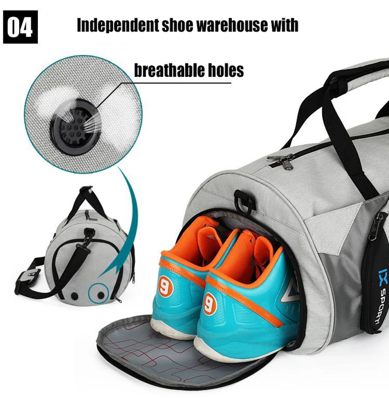 Gym Bag Fitness Bags Wet Dry Fitness Travel Bag Training Men Yoga For Shoes Travel Bag Shoulder Handbags Work Out Swimming Bag