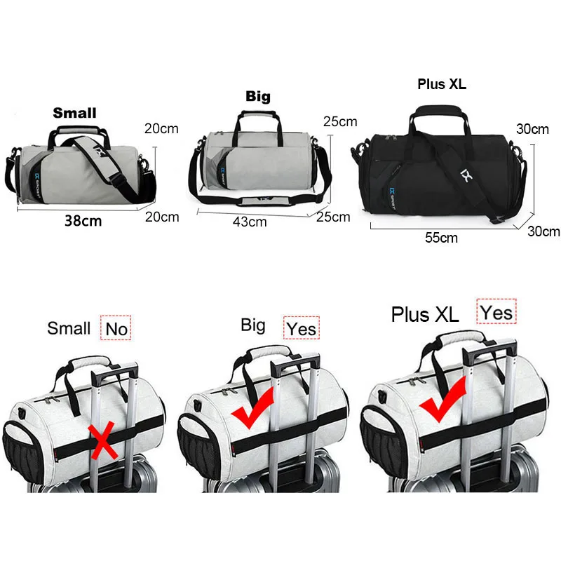 Gym Bag Fitness Bags Wet Dry Fitness Travel Bag Training Men Yoga For Shoes Travel Bag Shoulder Handbags Work Out Swimming Bag