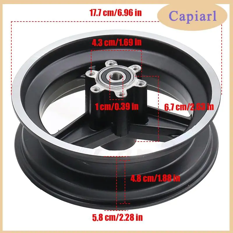 10 inch 10x2.75-6.5 Tires, Aluminum Alloy Disc Brake Wheels, KUGOO M4 PRO Folding Scooter Accessories