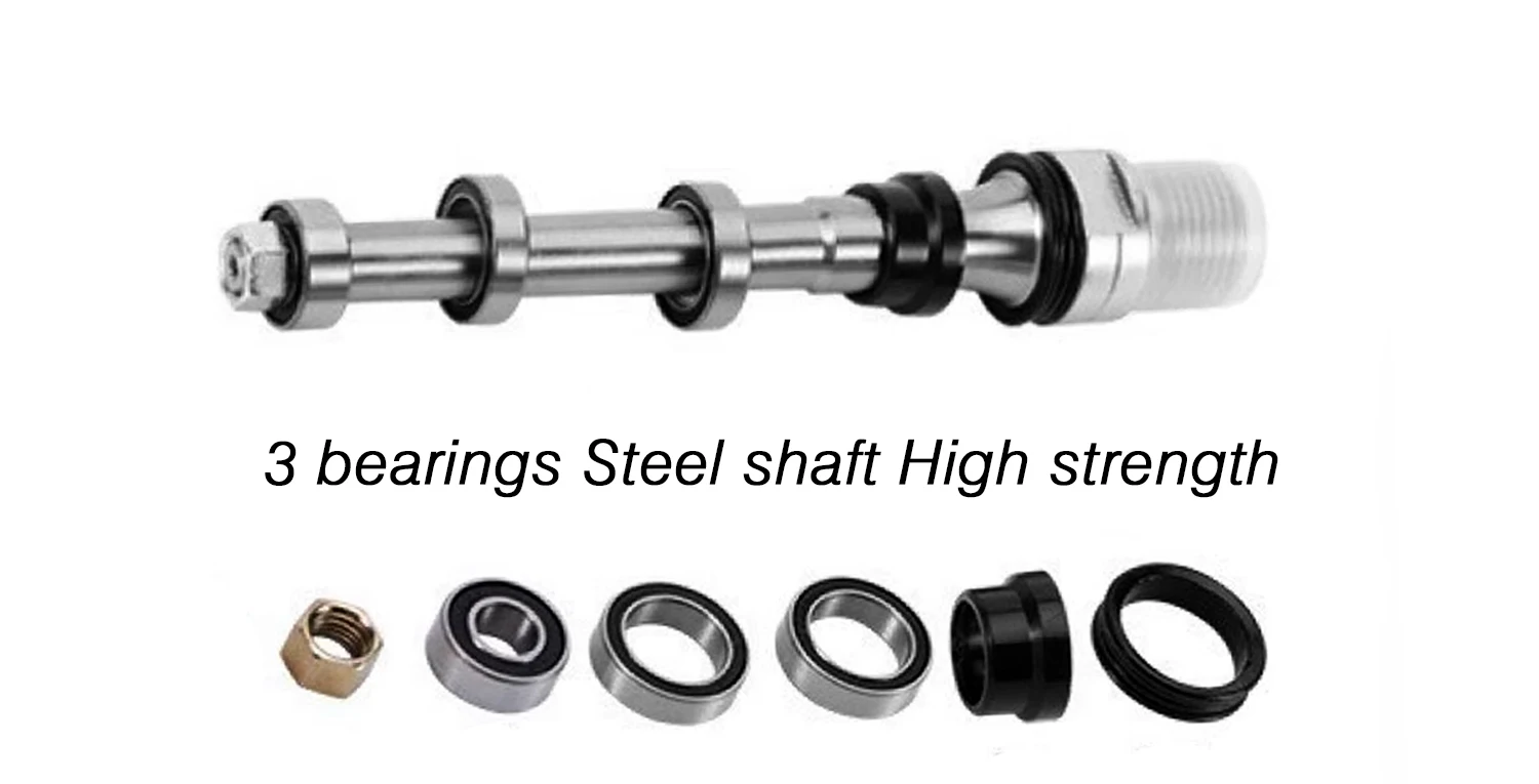GOLDIX Free Shipping New 3-Bearing Mountain Road Bike Sealed Bearing Pedals High Strength Non-Slip Pedals Bicycle Accessories