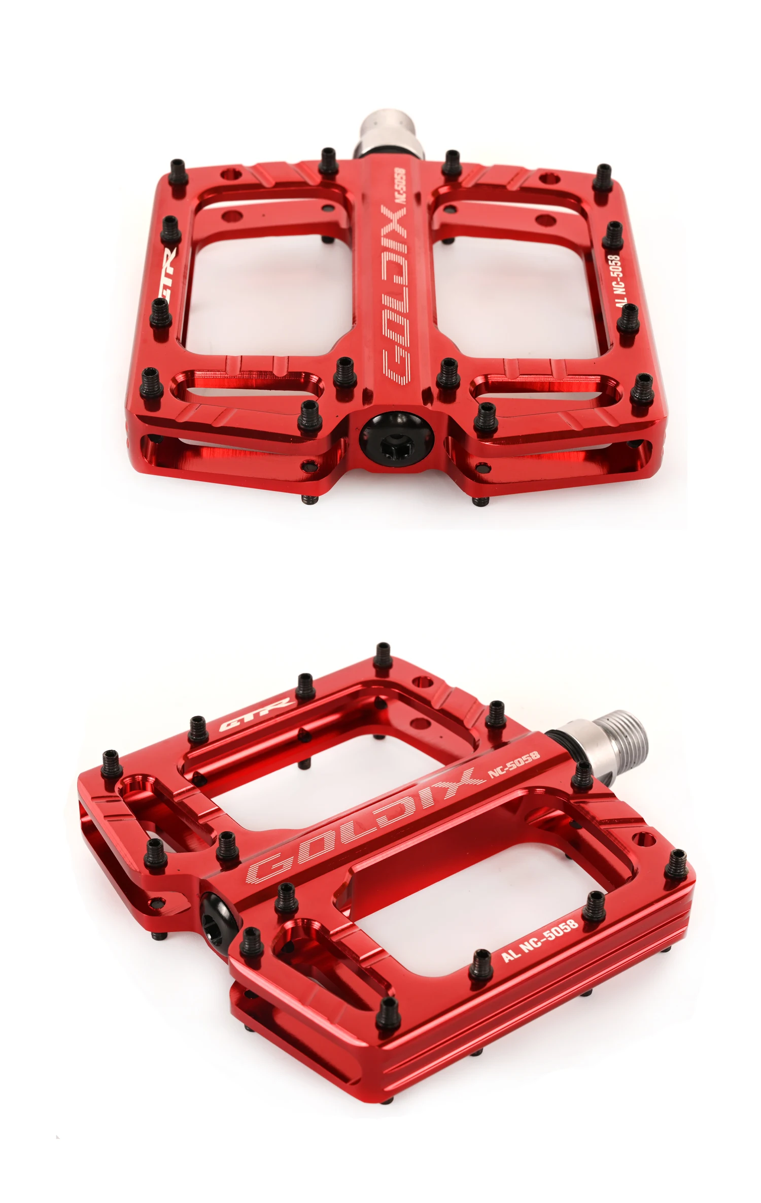 GOLDIX Free Shipping New 3-Bearing Mountain Road Bike Sealed Bearing Pedals High Strength Non-Slip Pedals Bicycle Accessories