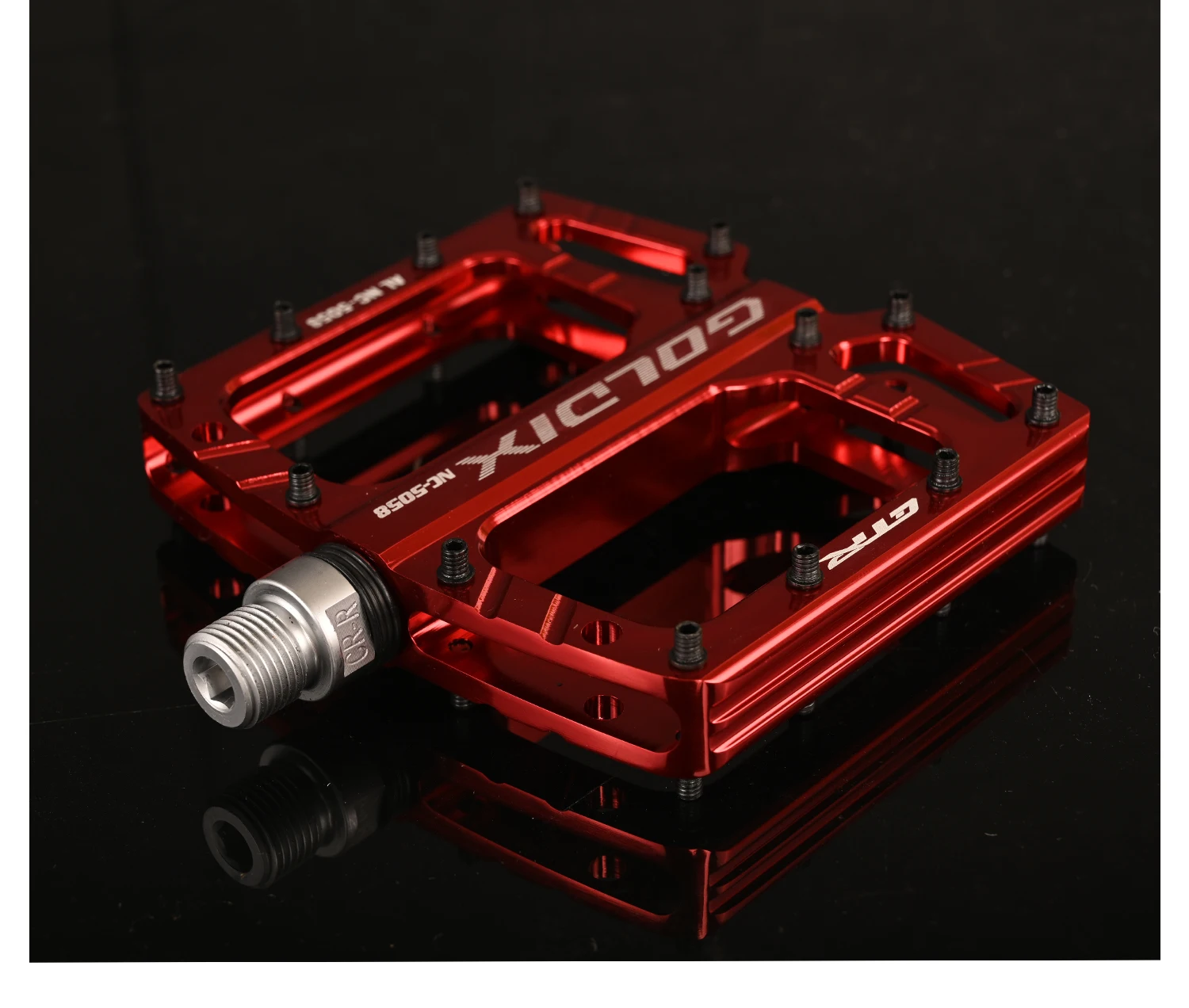 GOLDIX Free Shipping New 3-Bearing Mountain Road Bike Sealed Bearing Pedals High Strength Non-Slip Pedals Bicycle Accessories