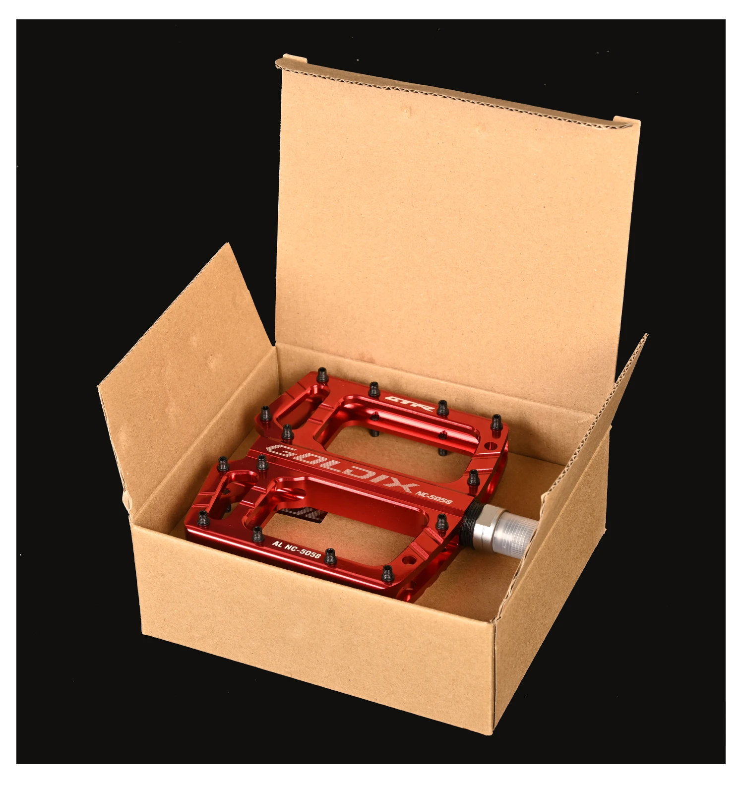 GOLDIX Free Shipping New 3-Bearing Mountain Road Bike Sealed Bearing Pedals High Strength Non-Slip Pedals Bicycle Accessories