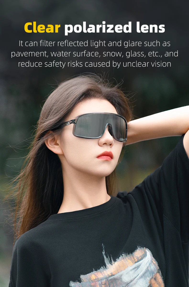ROCKBROS Cycling Glasses Outdoor Sports Polarized Glasses UV400 Sunglasses MTB Road Bicycle Myopia Goggles For Men Women