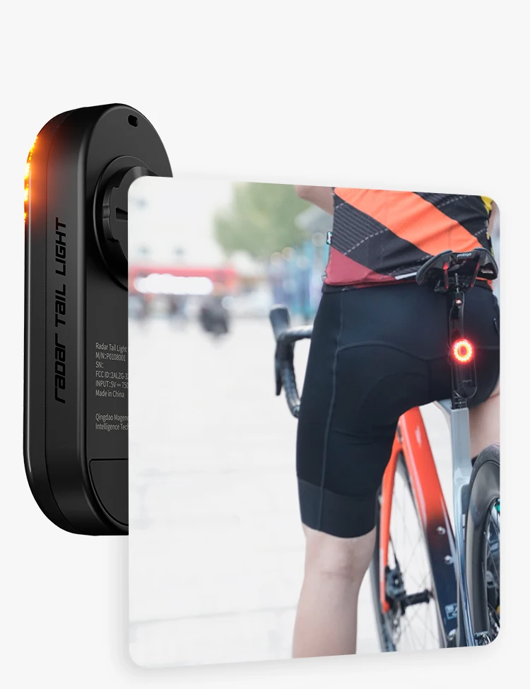 Magene L508 Bike Radar Tail Light Bicycle Rear Brake Sensing Lamp Waterproof LED Cycling Taillight