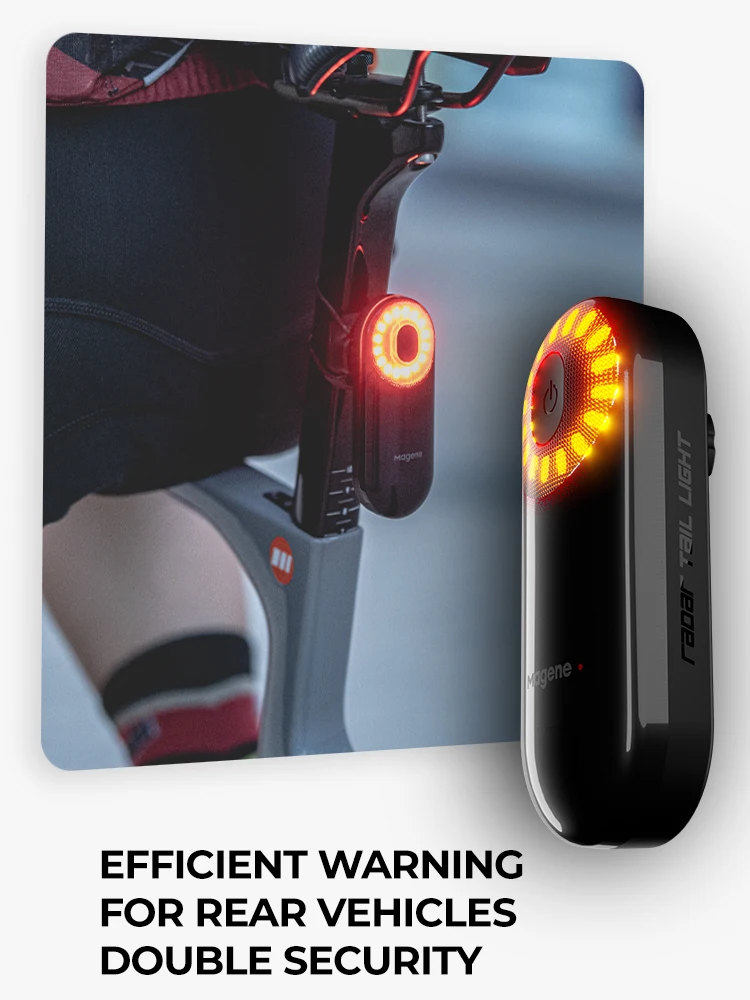 Magene L508 Bike Radar Tail Light Bicycle Rear Brake Sensing Lamp Waterproof LED Cycling Taillight