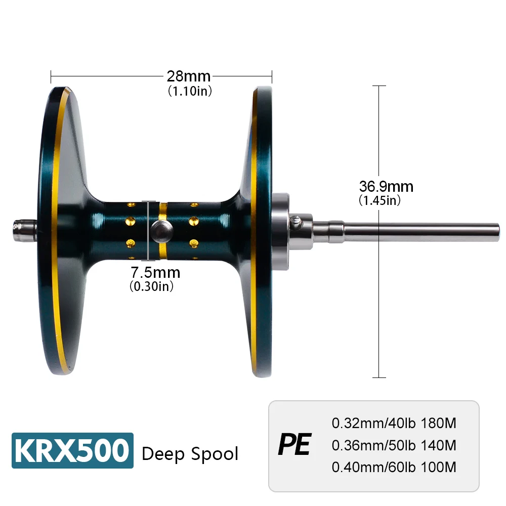 PROBEROS Baitcasting Reel 6.5:1 Gear Ratio 6+1BB 20kg/44lb Drag 243/245g Metal Body Cast Drum Wheel Saltwater Fishing Reel Pesca