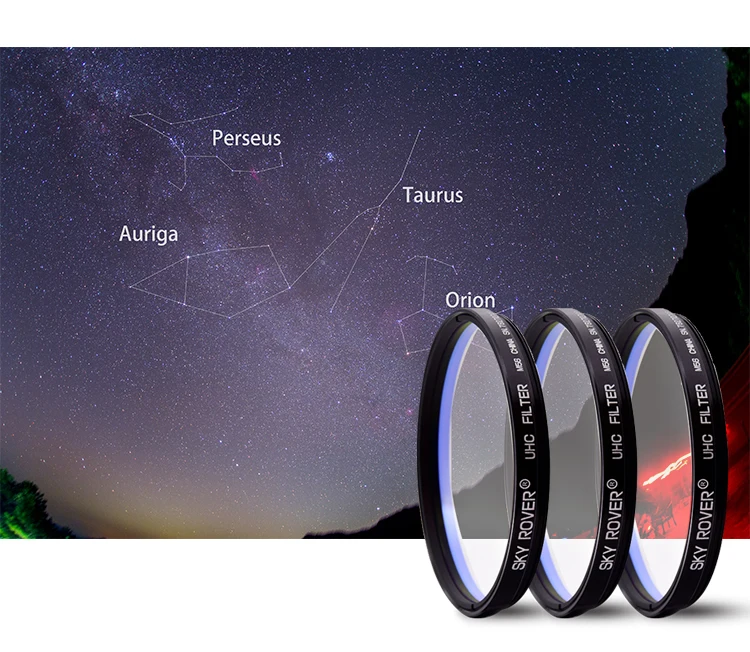 SKY ROVER 2x54 Constellation Binoculars FMC Ultra Wide Angle Opera Glasses for Astronomy Observing Also UHC Filters Sharp Star