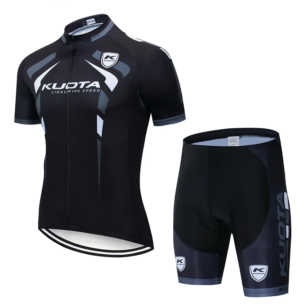 KUOTA Bike Shirts Men Summer Short Sleeve Cycling Jersey Set MTB Maillot Ropa Ciclismo Bicycle Wear Breathable Cycling Clothing