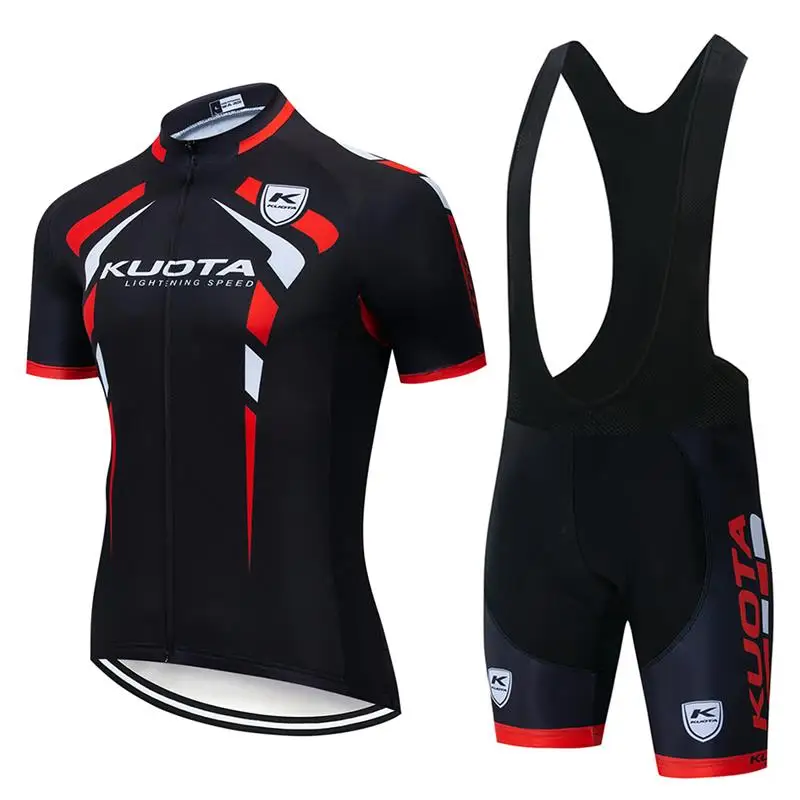 KUOTA Bike Shirts Men Summer Short Sleeve Cycling Jersey Set MTB Maillot Ropa Ciclismo Bicycle Wear Breathable Cycling Clothing