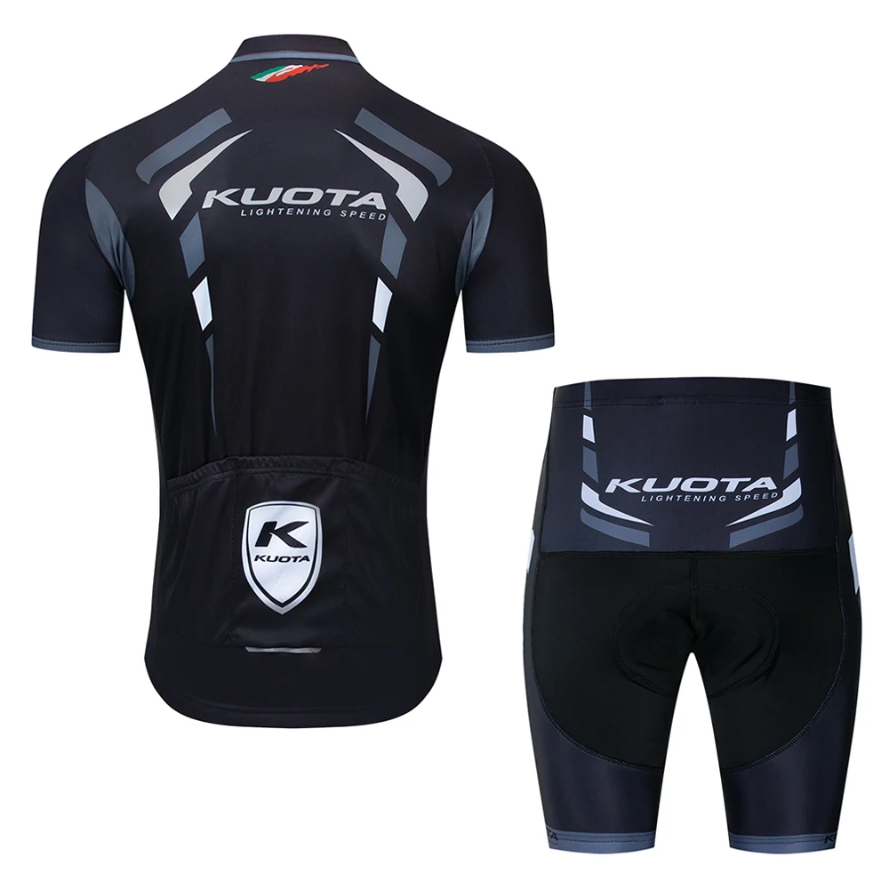 KUOTA Bike Shirts Men Summer Short Sleeve Cycling Jersey Set MTB Maillot Ropa Ciclismo Bicycle Wear Breathable Cycling Clothing