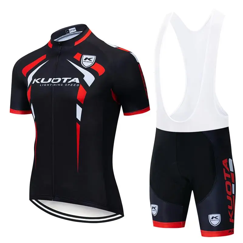 KUOTA Bike Shirts Men Summer Short Sleeve Cycling Jersey Set MTB Maillot Ropa Ciclismo Bicycle Wear Breathable Cycling Clothing