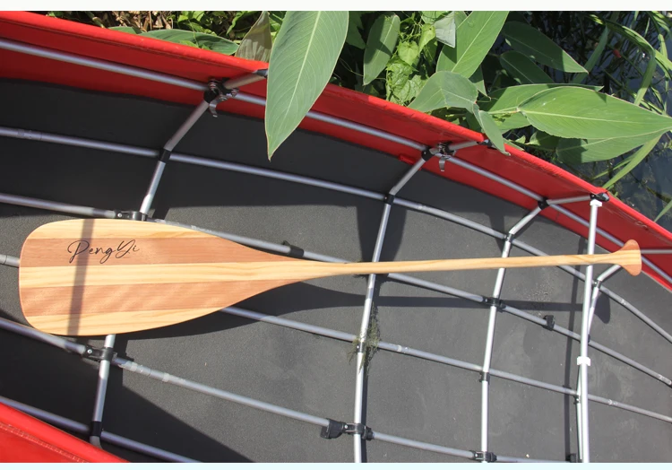 Wooden Splicing Canoe Paddles, Single Head Paddles, Artistic Paddles