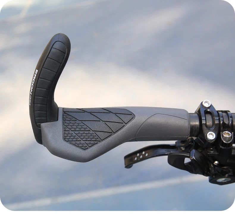 ERGON GS3 Bicycle Handlebar Grip Anti-slip Rubber Grips MTB Cycling Handle Grips Bike Bar End Adjustable Mount Hand Covers 5Nm