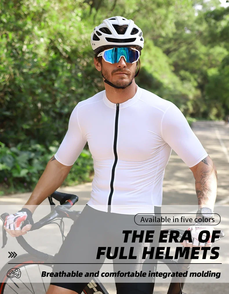 X-TIGER Cycling Helmet LED Tail Light Breathable One-piece Mountain Road Sports Bicycle Helmet Rechargeable with Brim Design