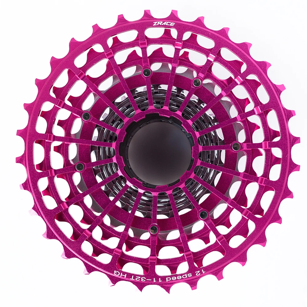 2025 New! ZRACE ALPHA EX 12-Speed HG Cassette for Road, Extremely Lightweight CNC Fully Hollow and Super Light, 12V Cassette