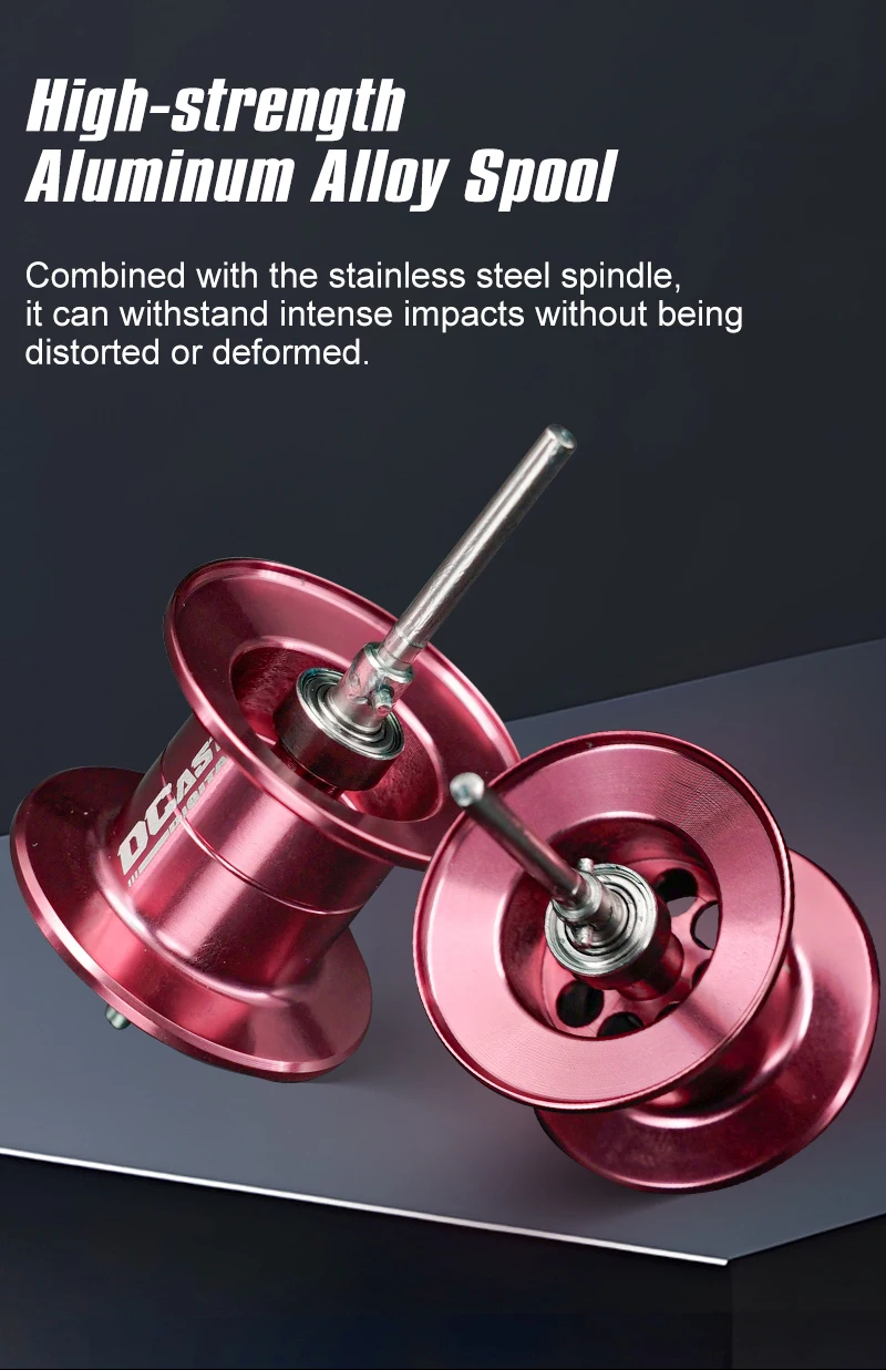 Seasir Dcast Dc Fishing Reel Digital Control Long Cast 7.3:1 7+1BB Max Drag 8.5kg Fresh Saltwater Reel Baitcasting Fishing Coil
