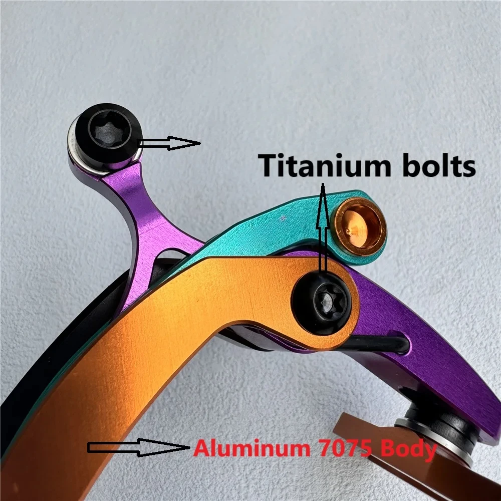 Folding Bike Brake Bicycle Brake V-Brake Caliper For Brompton Use Only 100g Ultra Light weight
