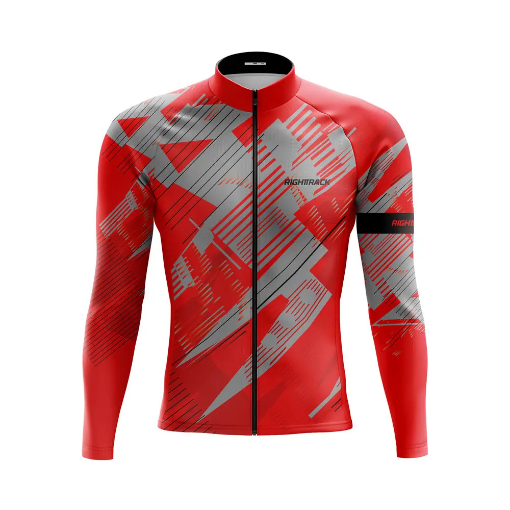 Winter Men's Cycling Long Sleeve Thermal Fleece Warm Jackets Ciclismo Maillot Hombre Motocross Bike Jerseys Bicycle Clothes