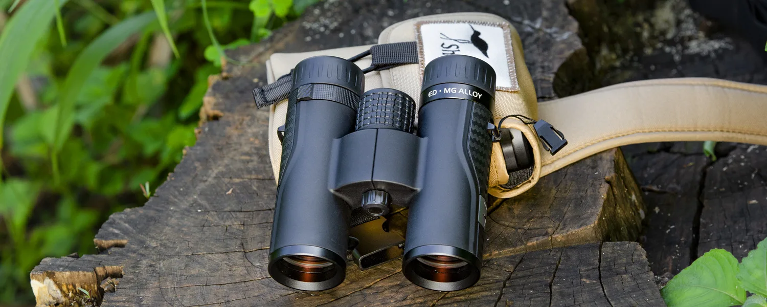 Shuntu 8x32 ED HD Binoculars Waterproof Fogproof with Magnesium Alloy Body BAK4 Prism High Power Telescope Bird Watching Hunting