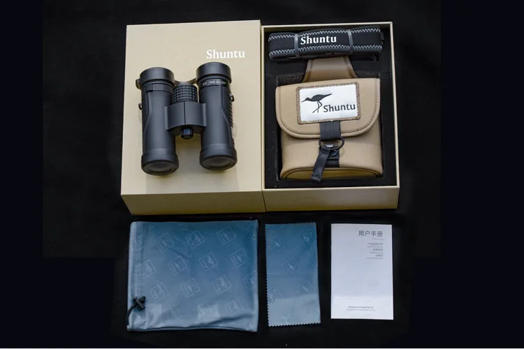 Shuntu 8x32 ED HD Binoculars Waterproof Fogproof with Magnesium Alloy Body BAK4 Prism High Power Telescope Bird Watching Hunting